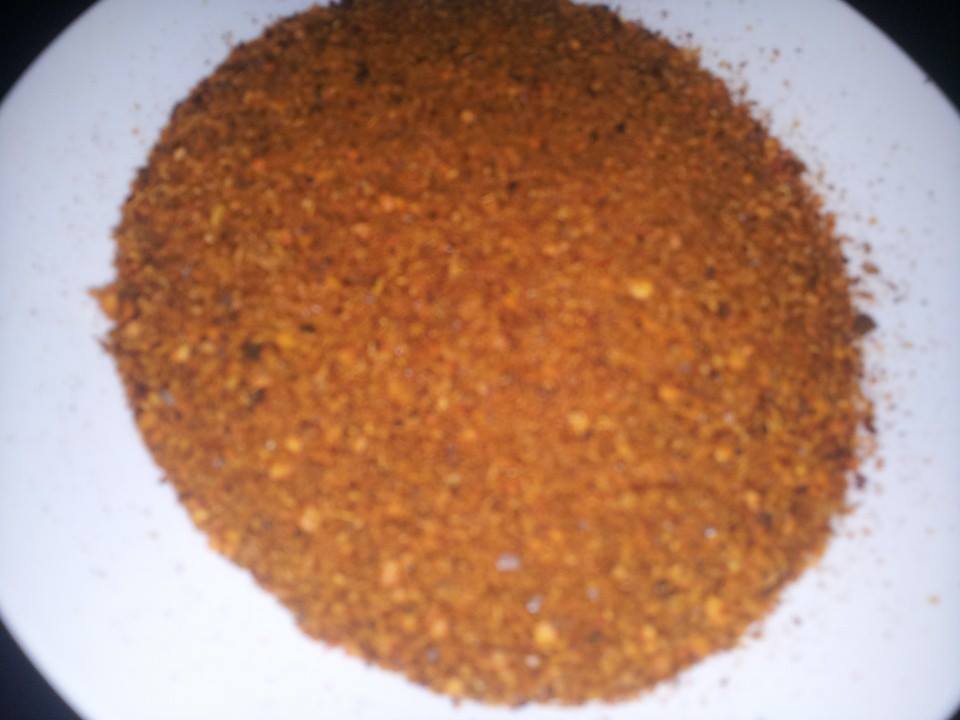 Dry roast red chilli methi powder