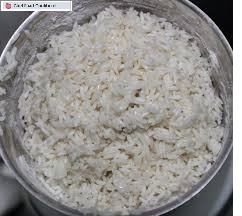 soaked rice