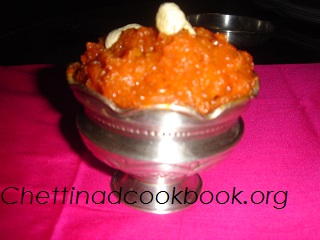 Carrot halwa