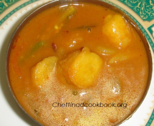 Karunai kizhangu kuzhambu