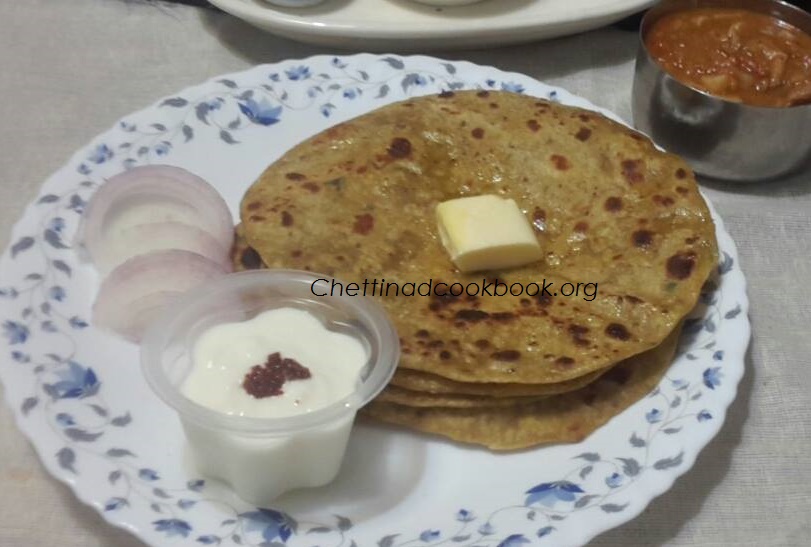 Sweet Corn Paratha