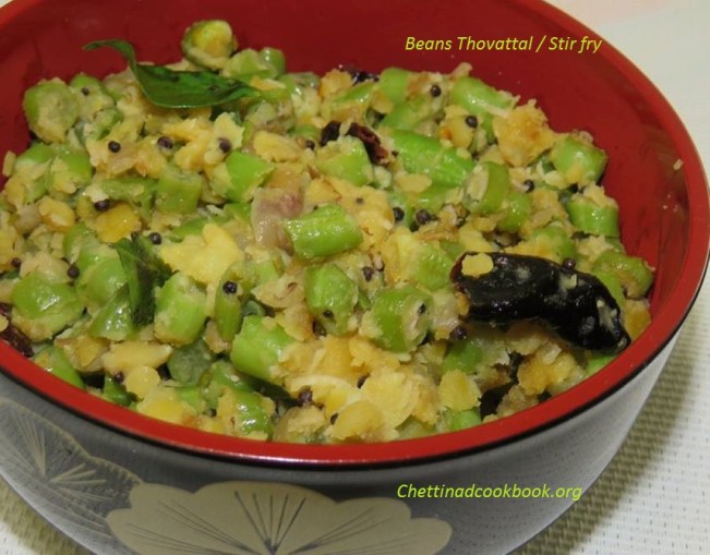 Beans Thovattal / Stir fry