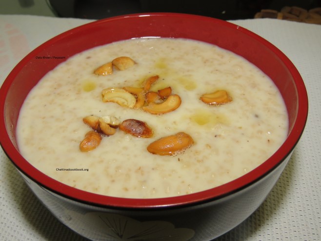 Oats Kheer / Payasam